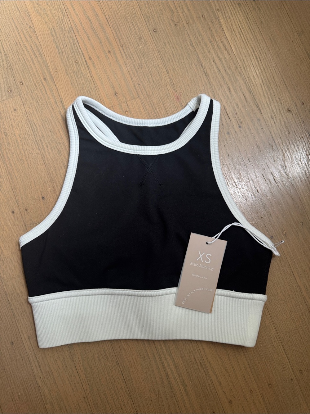 NWT Pop Flex Sweat Sesh Crop Top - Picture 5 of 6